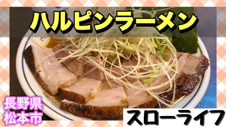 【日常/スローライフ】諏訪ご当地のハルピンラーメンを食す(Food Review “Harupin Ramen” ,Nagano, Japan)