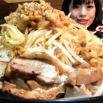 二郎系ラーメンまぜそば3.5㎏【大食い】制限時間20分で挑んだ結果【デカ盛り】 Bigeater challenge menu 大胃王