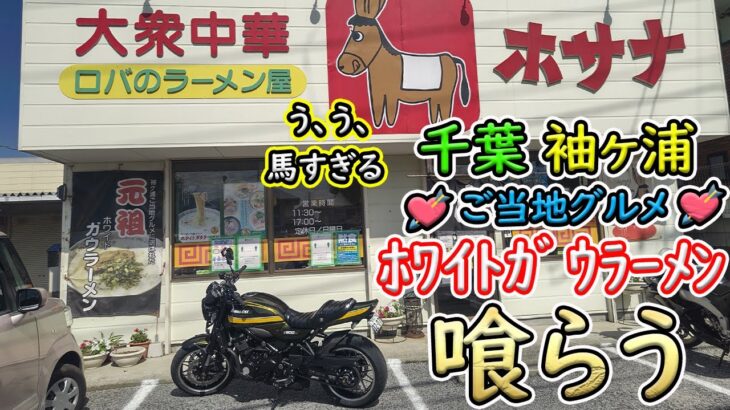 《Z900RS》大衆中華ホサナ★牛乳ベースのご当地ラーメン！ホワイトガウラーメンを喰らいに千葉袖ヶ浦ツーリングの巻