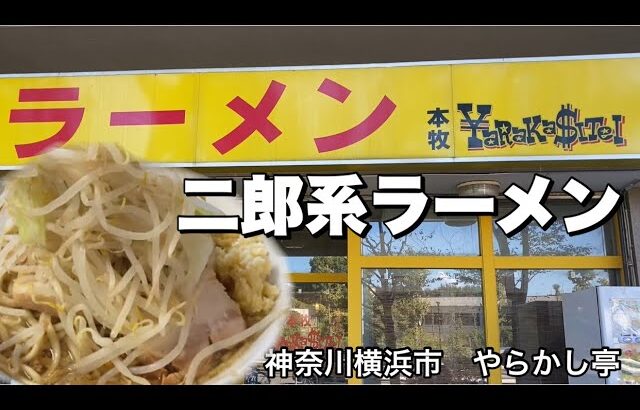 【二郎系】二郎系ラーメンをニンニク野菜マシマシ！旨い飯テロ！