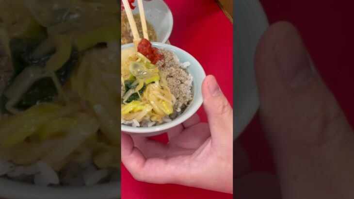 山岡家醤油つけ麺海苔にごはん包みたいむ【一人飯】【飯テロ】【暇つぶし】【ASMR】【ラーメン】