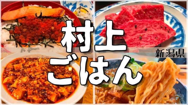 【日本グルメ旅】新潟県村上市のご当地グルメを食べ尽くす！【一人旅、食べ歩き、観光、酒場放浪記】