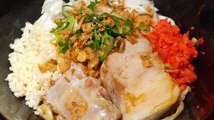 【戦車】トッピングで千差万別、自分好みのまぜそばを　#京都#ラーメン#まぜそば