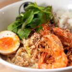 【限定ラーメン】海老クリームまぜそば！キブサチ店主サチオが調理を全て魅せます！How to make soft shell shrimp mix noodles!!【目線カメラ有り】