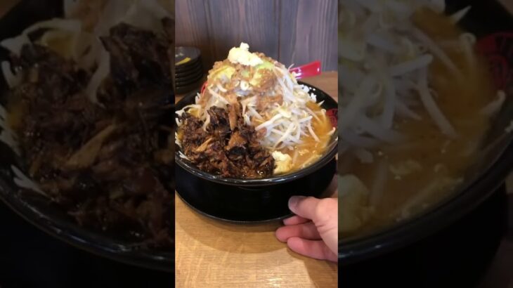 【二郎系ラーメン】源太 味噌二郎 250gにしては…くどいぞ😮 #shorts