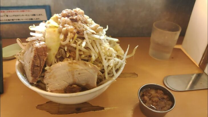 関西二郎系ラーメン探訪　京都市伏見区「ラーメン荘　地球規模で考えろ」ラーメン二郎インスパイア