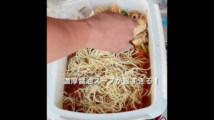 ホットプレート最強伝説「人気のラーメン店のお持ち帰りラーメンで鍋を作ってみた」