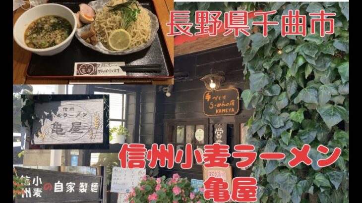 信州小麦ラーメン亀屋で夢つけ麺を食べてきました。　長野県千曲市