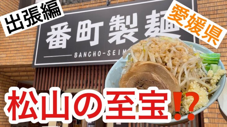 【番町製麺】愛媛の二郎系はいかに⁉️【松山市】