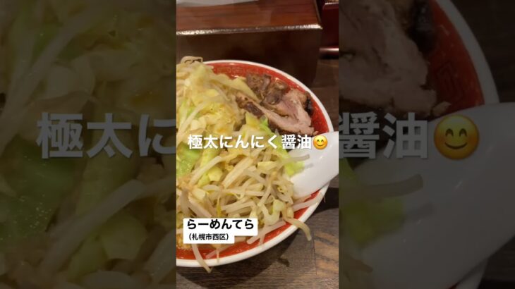 【北海道グルメ】らーめん てら／二郎系ラーメン／札幌市西区★