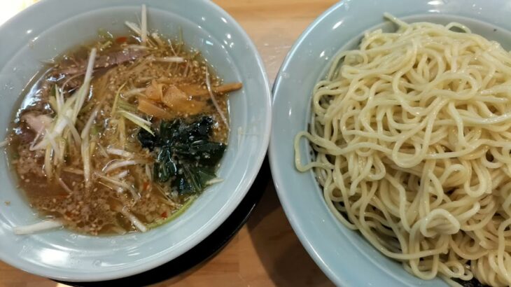 #011【福島県ラーメン】　ラーメンショップ　椿　さん　ネギつけ麺　二本松市　#福島県 #ランチ #ラーメン #らーめん #ネギ