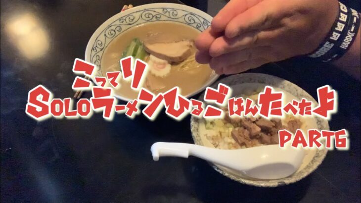 soloこってりラーメン昼ご飯食べたよPart6【天下一品】