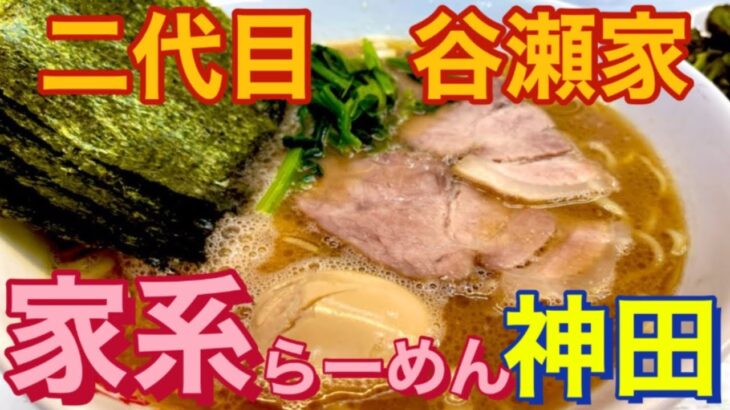 【神田】家系ラーメン　二代目らーめん谷瀬家　特製らーめん中盛&コメ大盛おかわり編【飯テロ】