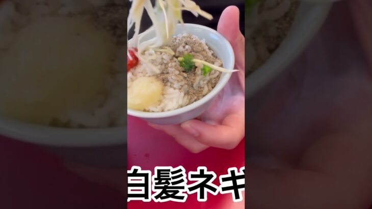 山岡家海苔にごはん包みたいむプレミアム塩ラーメン#shorts【一人飯】【飯テロ】【暇つぶし】【ASMR】【ラーメン】