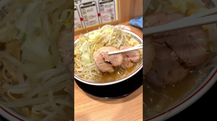 ワシワシ麺で夢中になれる二郎系ラーメン #food #shorts