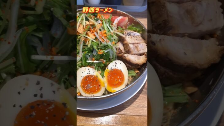 野郎の夏がやってきた【野郎ラーメン 錦糸町店】二郎系冷やし中華#shorts