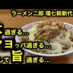 【ラーメン二郎 環七新新代田店】太過ぎてしょっぱ過ぎる…そして旨すぎる…