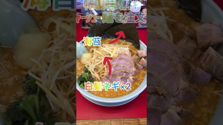 【ラーメン山岡家】久々の特製味噌✨背脂多めに白髪ネギは×2‼️ニンニク降臨してガツンと堪能♪【岐阜 ラーメン】