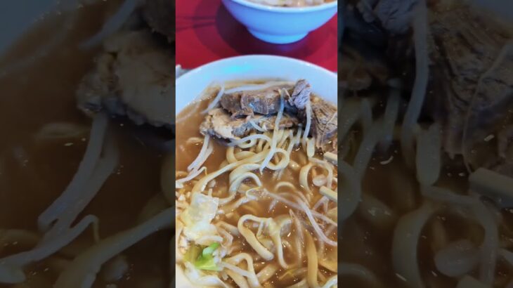 久しぶりの二郎系はド乳化の柔麺で優しい味 #foodie #food #gyudon #ramen #asmr #japanesefood #ラーメン