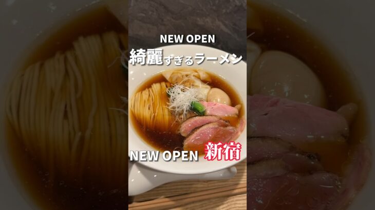 麺が綺麗すぎる王道透き通った醤油ラーメン【新宿グルメ】MENYA MATSUI