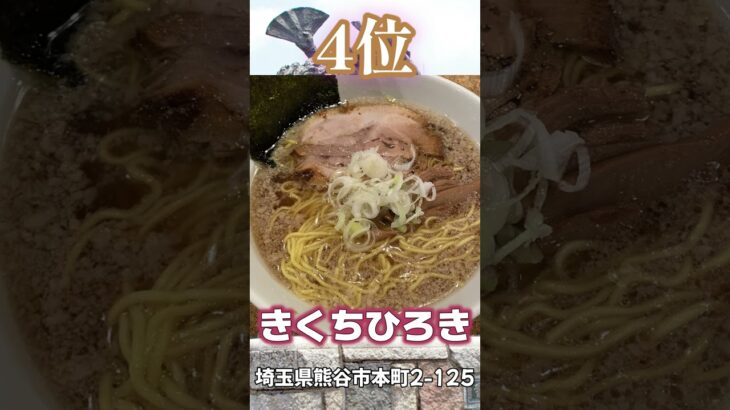 ラーメンデータベース 埼玉県熊谷市　TOP5   #熊谷市 #ラーメン #つけ麺