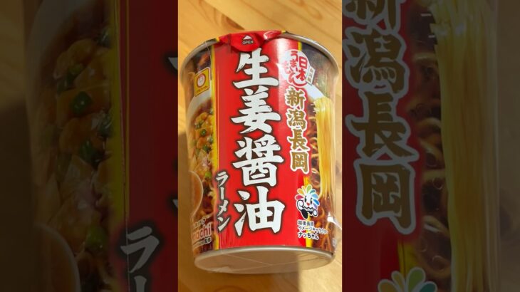 東洋水産 マルちゃん　日本うまいもん　新潟長岡生姜醤油ラーメンを喰うだけの動画 #新潟長岡ラーメン #日本うまいもん #ご当地ラーメン #東洋水産