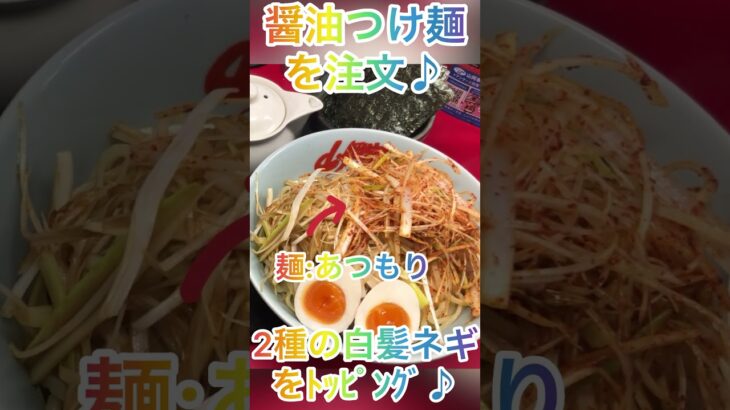 【ラーメン山岡家】白髪ネギを2種乗せた一杯に✨久々のつけ麺は大盛り、あつもり(●´ω｀●)♪【岐阜 ラーメン】