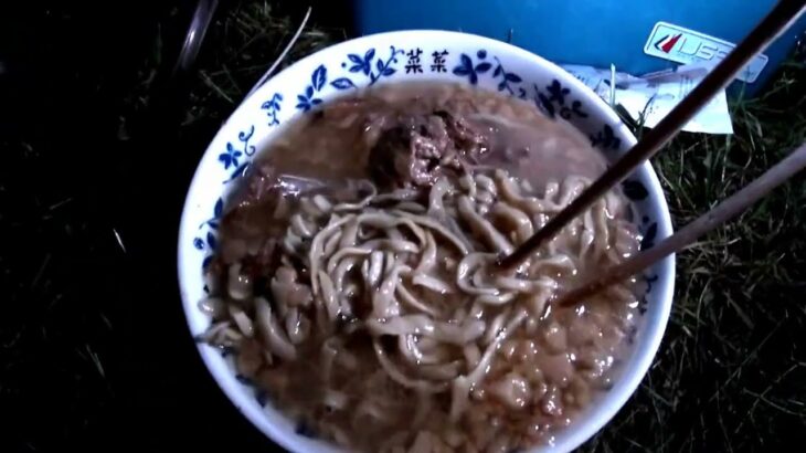 【キャンプ】ジムニーシエラ車中泊　お取り寄せラーメン編　完 【リキクエスト】