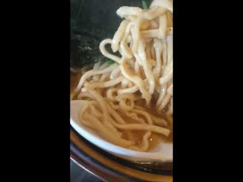 東松島市矢本　浜八道本店さん　家系風ラーメン醤油　麺二玉