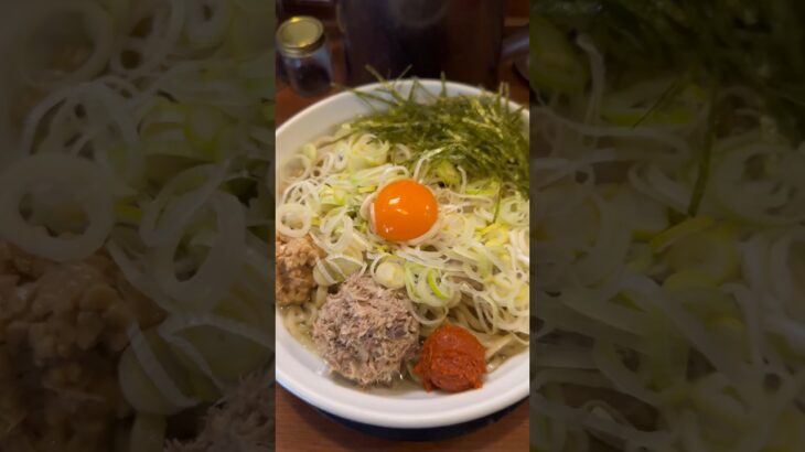 烈火ひっぱりまぜそばうますぎて優勝する飯テロニキ　#shorts #ラーメン #まぜそば #飯テロ