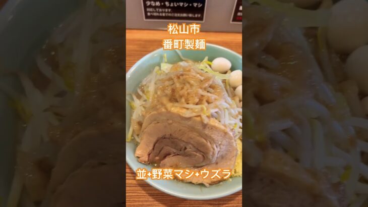 愛媛県 松山市 番町製麺 二郎系