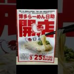 [新店情報]博多らーめん日助にて特製ラーメン＋まかない丼＋替玉2回[ガーソーの福岡グルメ紹介]#shorts