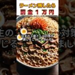 【話題】「残したら罰金1万円の二郎系ラーメン」（前編）#らーめん #二郎系 #大盛り #デカ盛り #ラーメン工藤 #罰金 #賛否両論 #ニュース