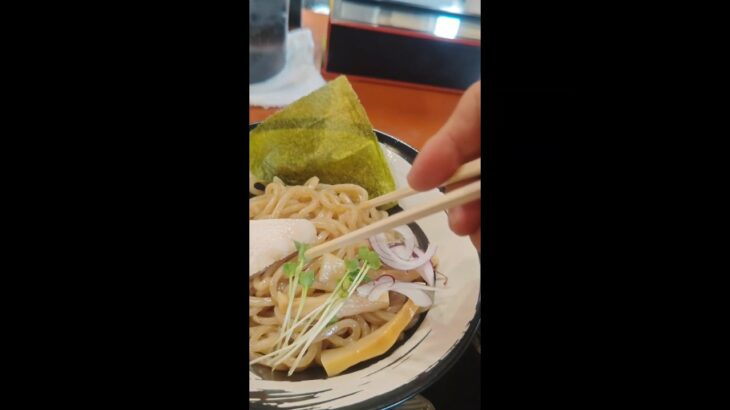 埼玉県　春日部市　『鶏ポタラーメン鶏鬼（Ｔｒｉｃｋｙ）』 鶏ポタつけ麺（塩）