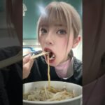 二郎系ラーメンの後はりんご飴だよね🍎 #shorts #dance #福岡美人 #korean #05