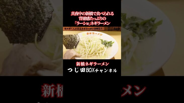 深夜の背徳感ネギラーメン