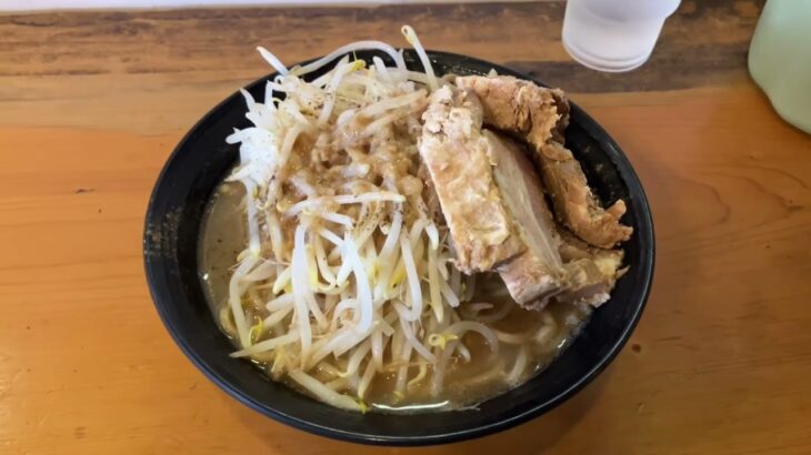 らぅめん福助　福助ラーメン大　¥850  二郎系ラーメン　長野県千曲市　グルメ