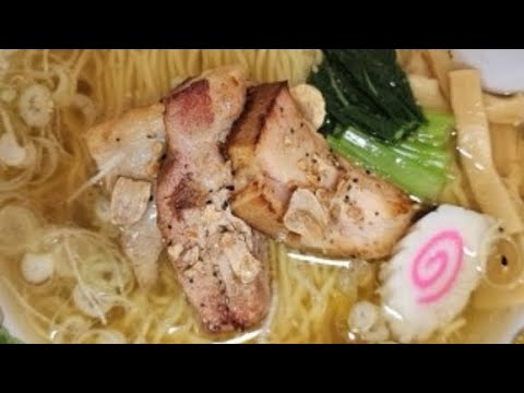 【函館の塩ラーメン】透明スープが魅力！冬の味覚！！