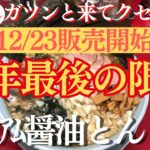 【ラーメン山岡家】今年最後の限定はプレミアム醤油とんこつ(●´ω｀●)ﾄｯﾋﾟﾝｸﾞ増量で堪能🍜♪【岐阜 ラーメン】