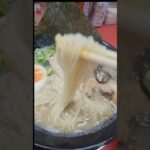 朝からラーメン😆朝ラー【バリ豚】二郎系ラーメン豚骨ラーメン。